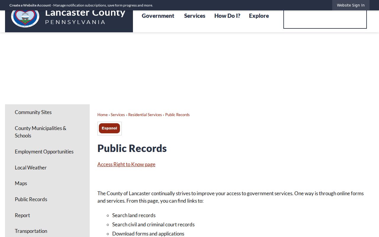 East Hempfield Township residents directory Lancaster County public records hub