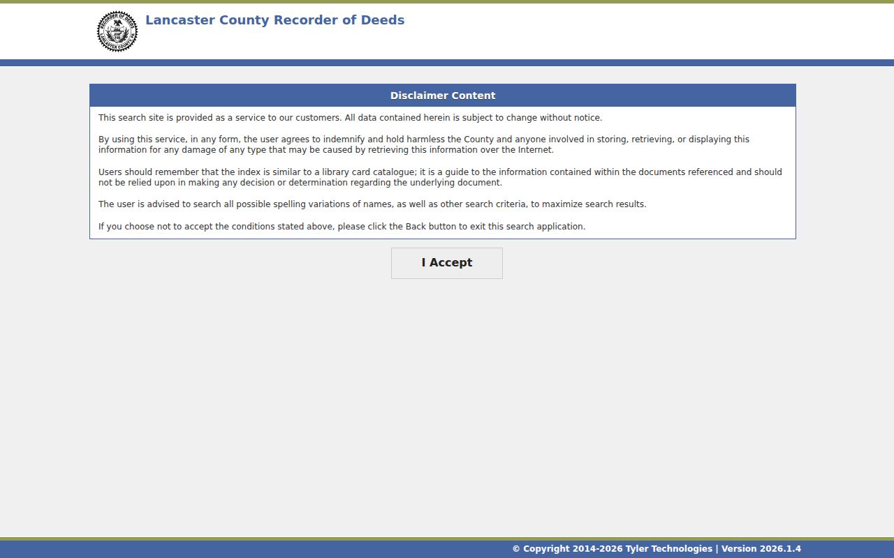 East Hempfield Township previous residents Recorder document search