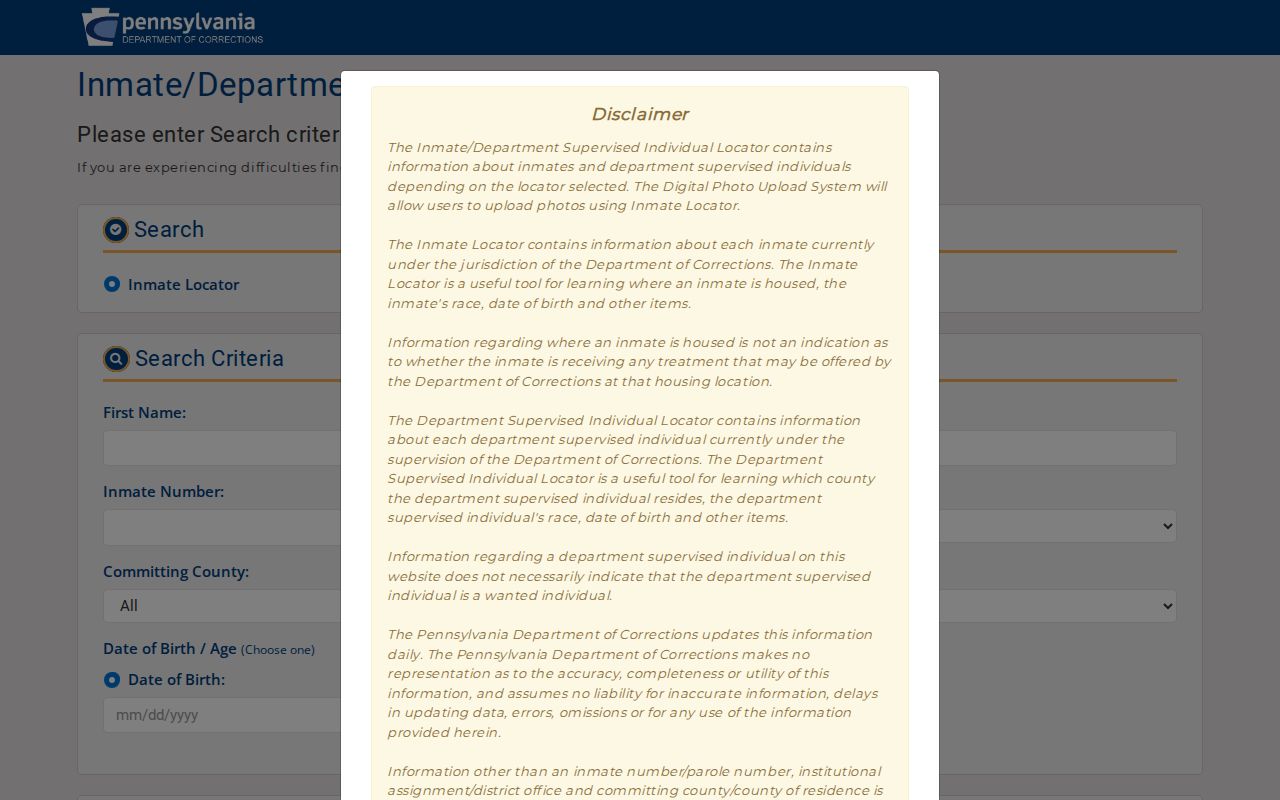 East Hempfield Township residents directory Pennsylvania inmate locator source