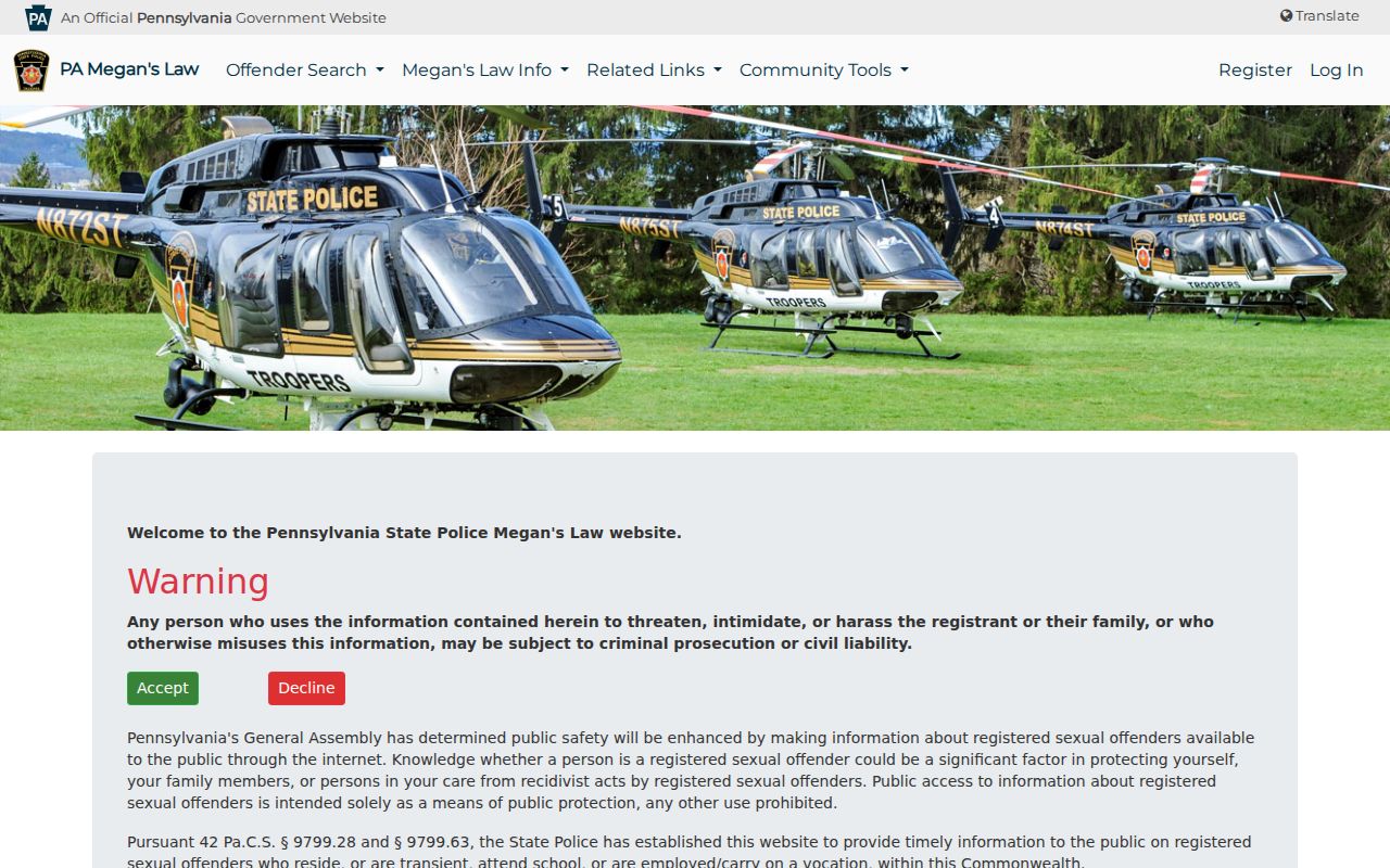 East Hempfield Township residents directory Pennsylvania public safety registry source